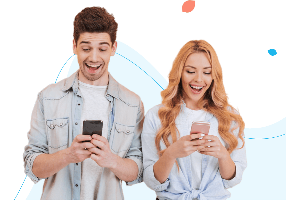 People using phones Grants AI assistance